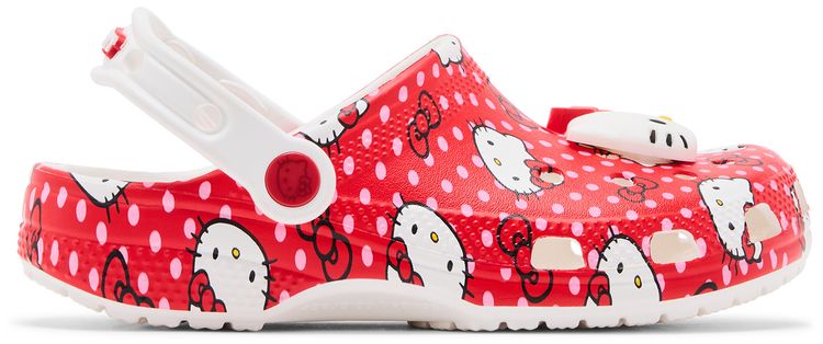 Hello Kitty x Crocs Classic Clog Kids Red Polka Dots