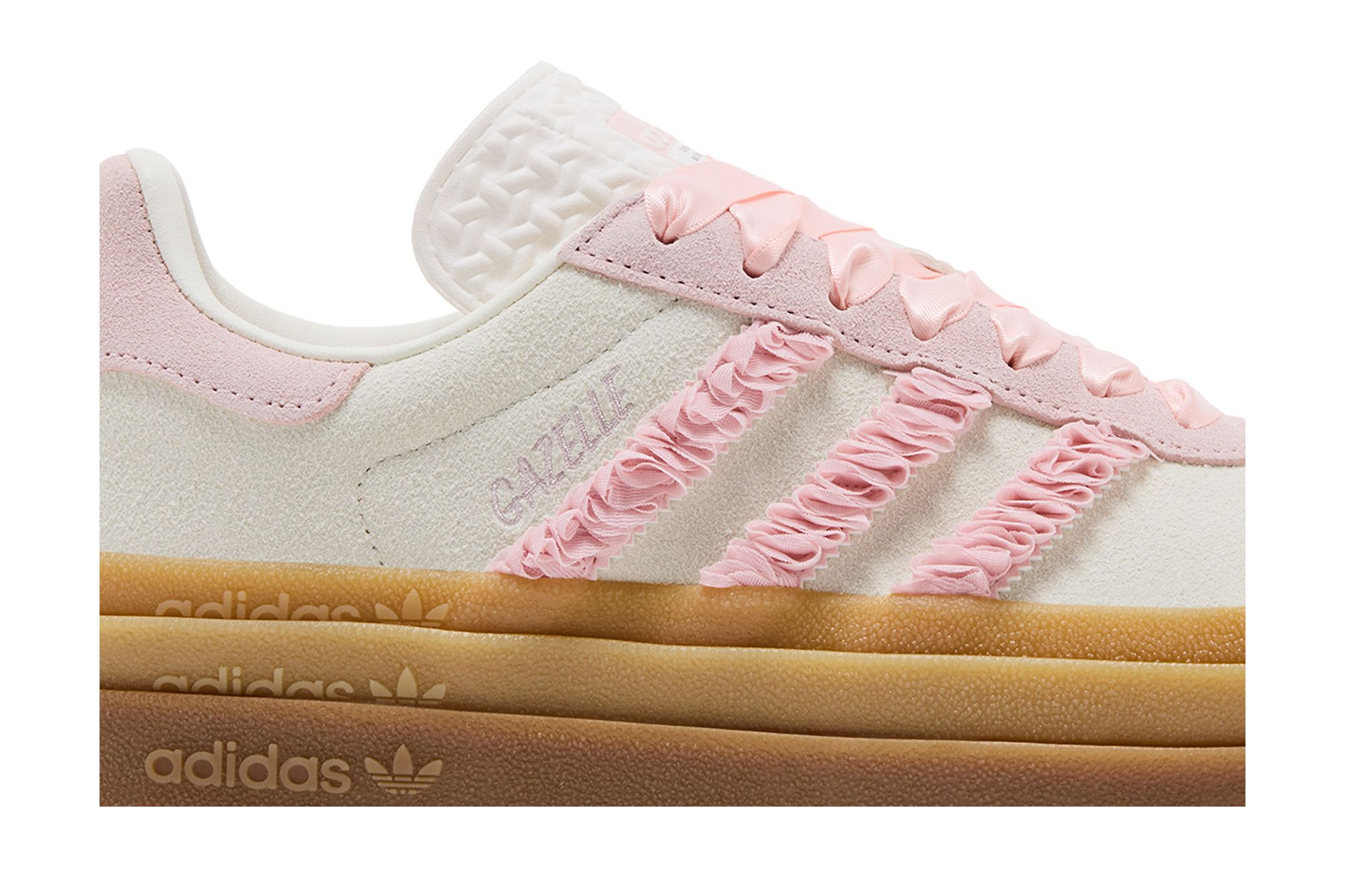 Buy adidas Wmns Gazelle Bold 'Pink Ruffle Lace' - JR8374 | GOAT