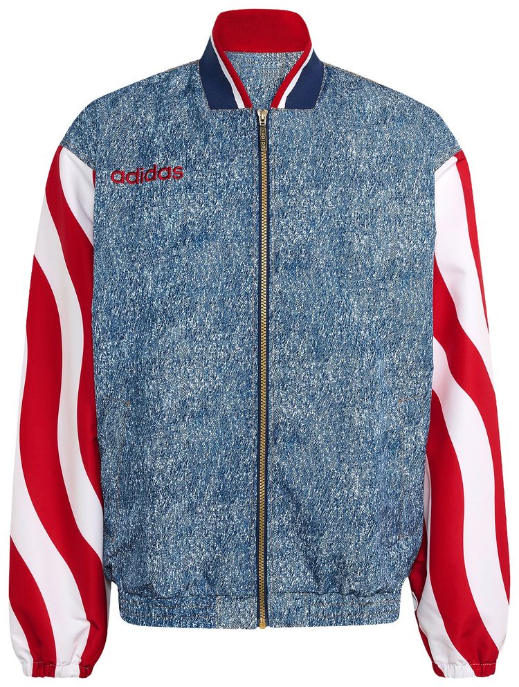 Adidas DEN GR Tracksuit Jacket WhiteDark Blue