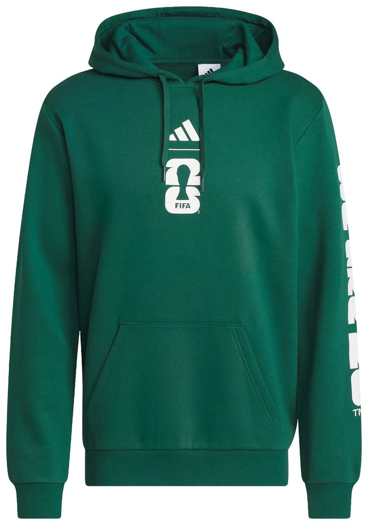 Adidas World Cup 26 Mexico Graphic Hoodie Collegiate Green