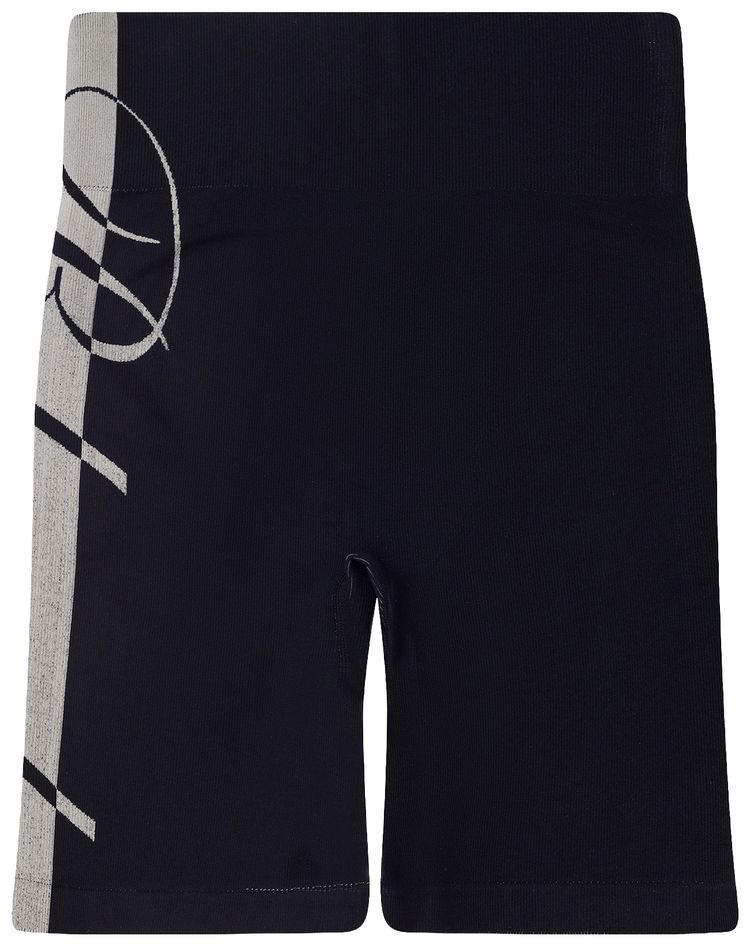 Rhude Core Techknit Biker Shorts Black