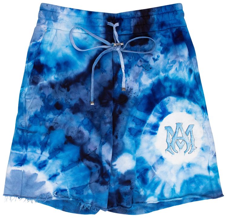 Amiri Tie Dye MA Sweatshorts Blue