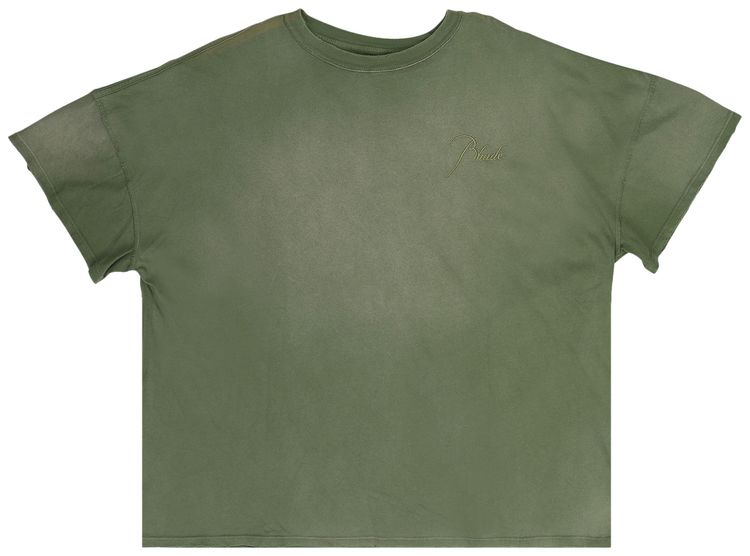 Rhude Reverse T Shirt Green