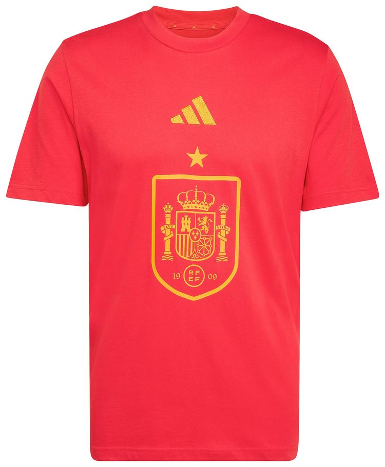 Adidas Spain Dna Graphic T Shirt Vivid Red