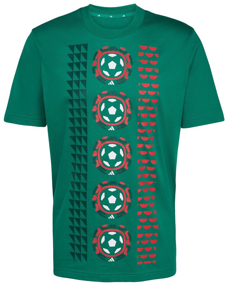Adidas Mexico Dna T Shirt Bold Green