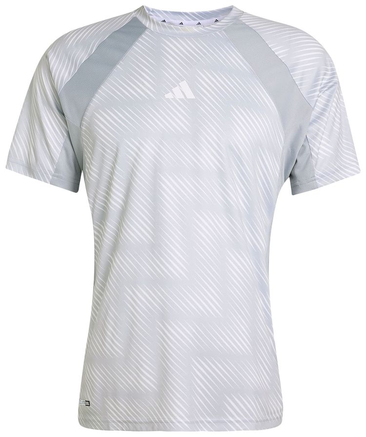 Adidas Workout Tech Apparel T Shirt FIFA World Cup 26 Halo SilverBlack