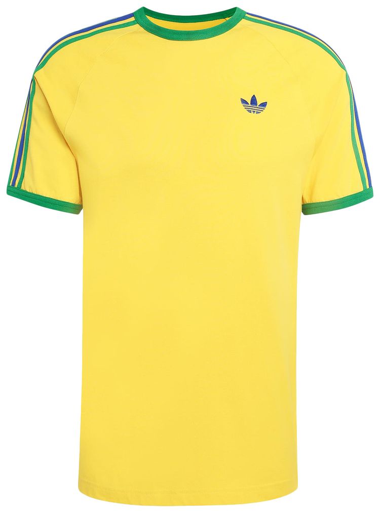Adidas Originals 3 Stripes Tee Eqt YellowGreenCollegiate Royal