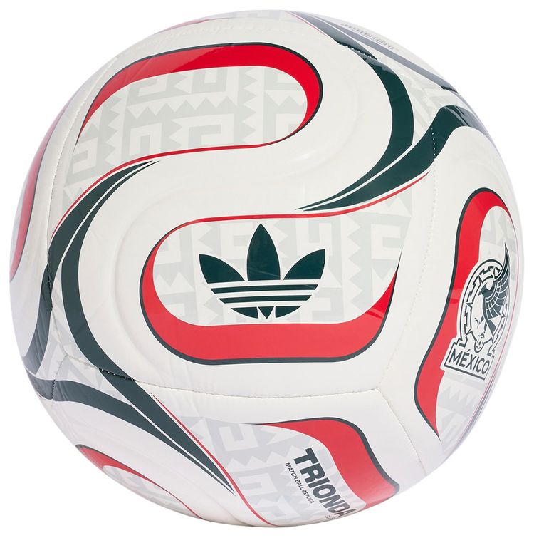 Adidas Trionda Mexico Away Club Ball WhiteAurora IvyBetter Scarlet