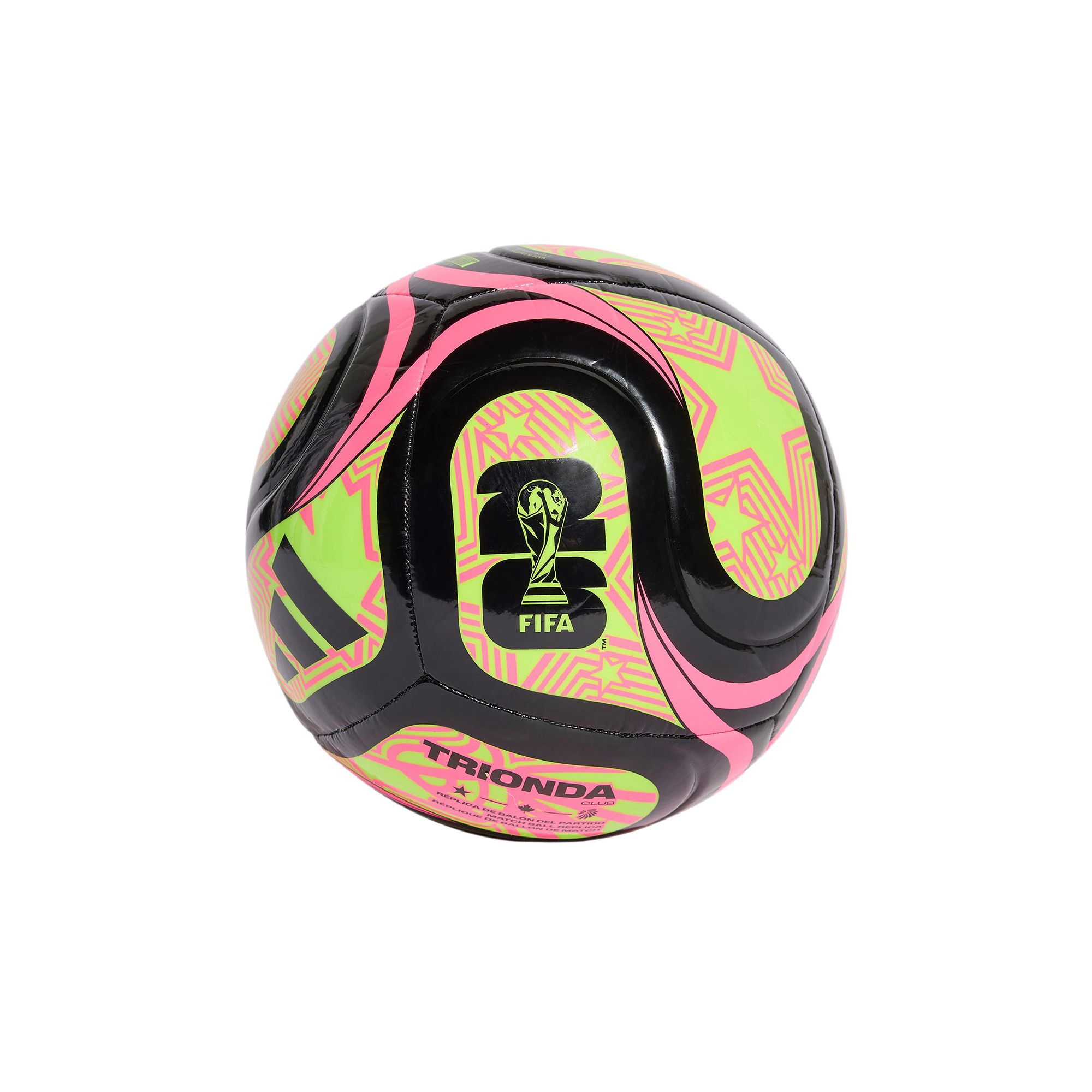 Buy Adidas FIFA World Cup 26 Trionda Club Ball 'Black/Lucid Lemon