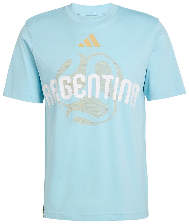 Adidas FIFA World Cup 26 Argentina T Shirt Icey Blue