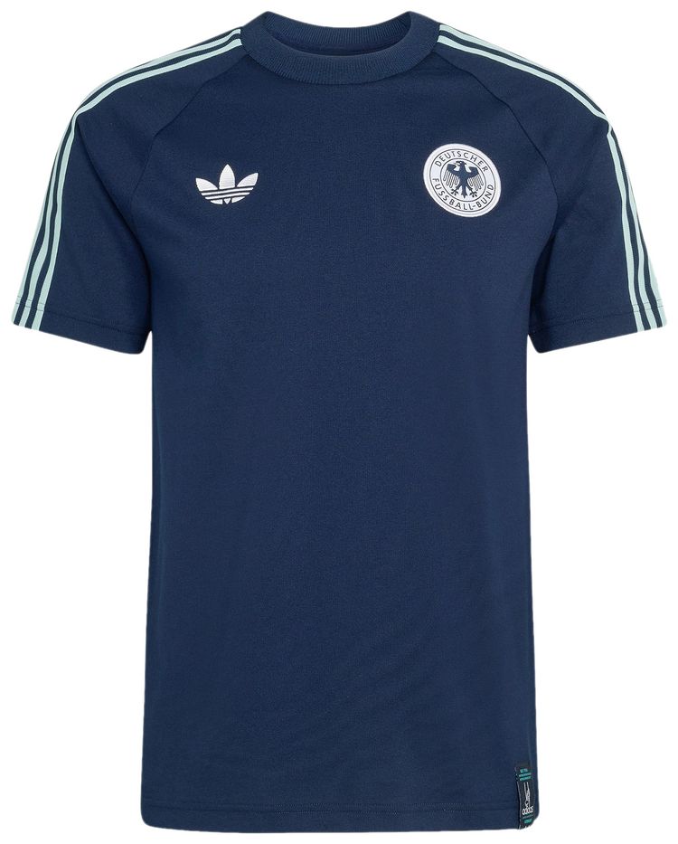 Adidas Germany Originals T Shirt Collegiate Navy
