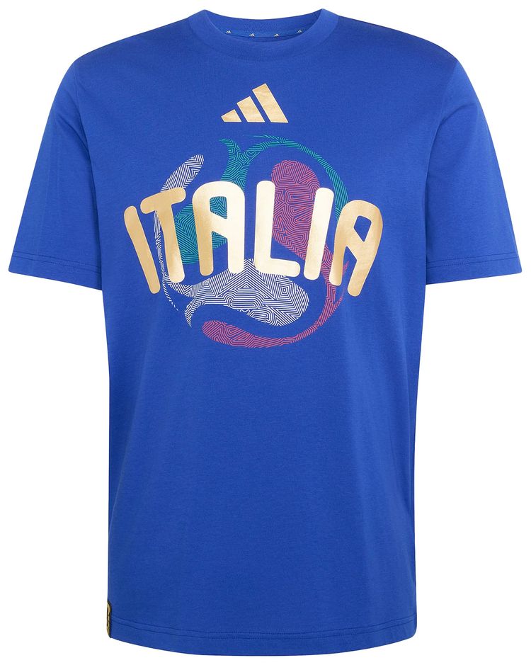 Adidas FIFA World Cup 26 Italy T Shirt Bold Blue
