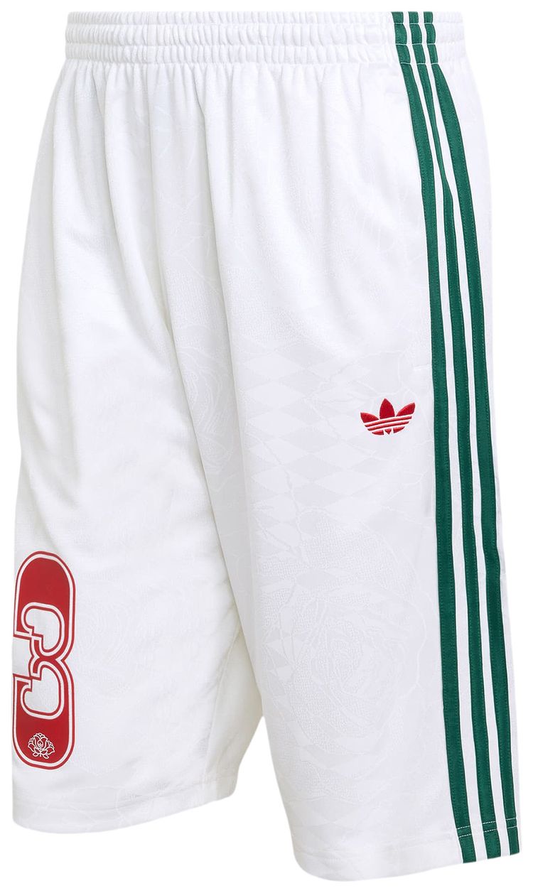 Adidas Originals Shorts Roses WhiteCollegiate Green