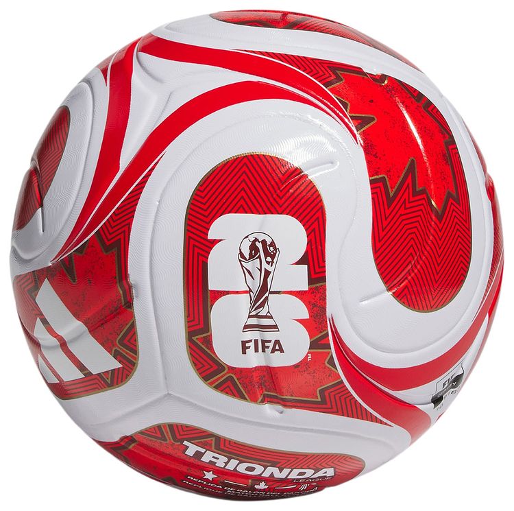 Adidas FIFA World Cup 26 Trionda League Canada Ball WhiteVivid RedPower RedHi Res Red