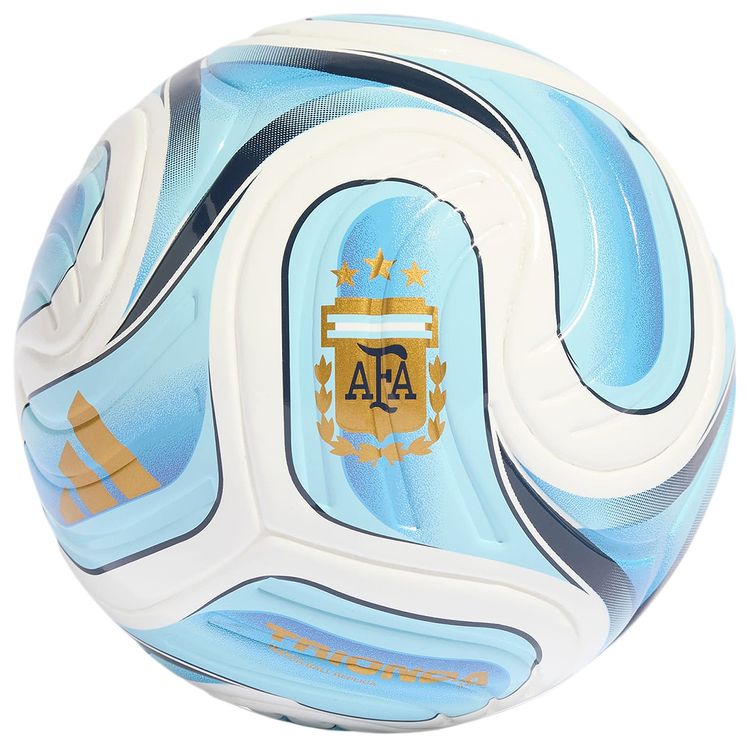 Adidas Trionda Argentina Home Mini Ball WhiteIcey BlueLight Blue