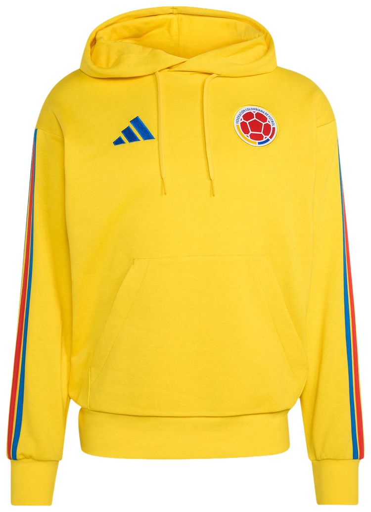 Adidas Colombia Dna Fleece Hoodie Impact Yellow
