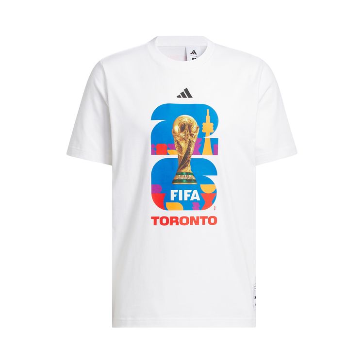 Adidas FIFA World Cup 26 Host City Toronto Graphic T Shirt White