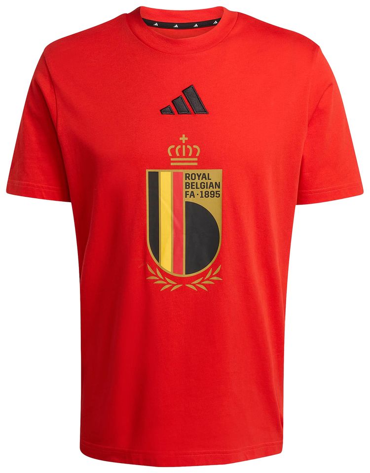 Adidas Belgium Dna Graphic T Shirt Red