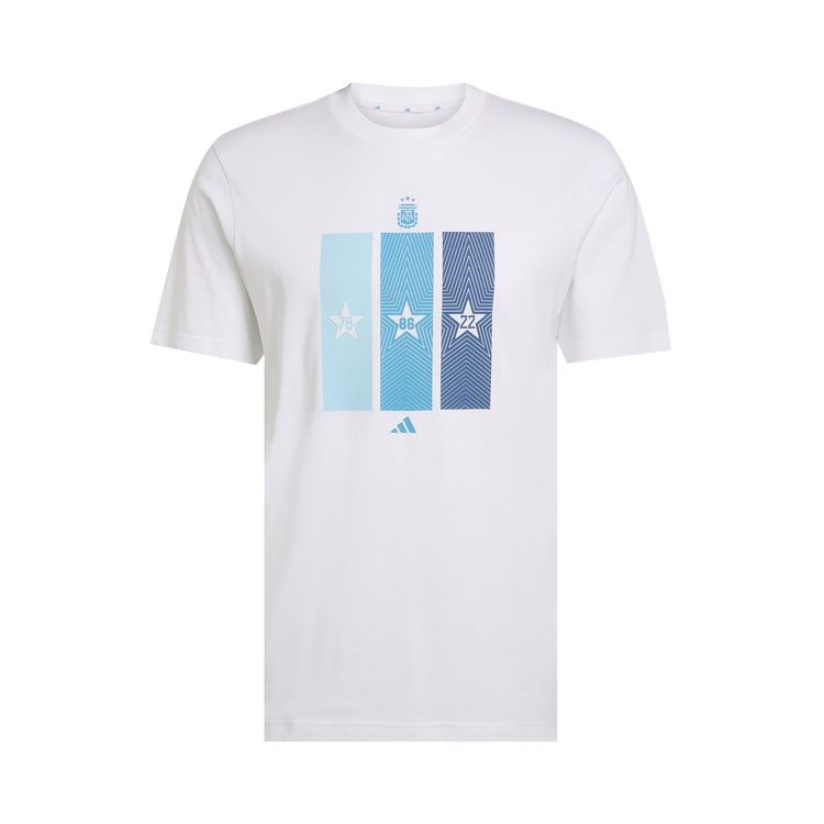 Adidas Argentina Home T Shirt White