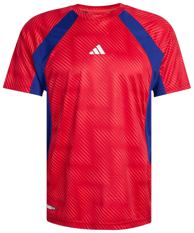 Adidas Workout Tech Apparel T Shirt FIFA World Cup 26 Pure RubyMystery InkBlack