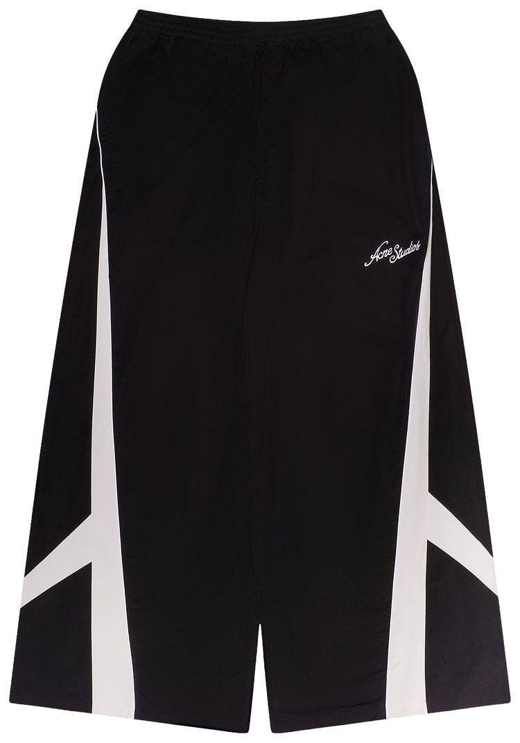 Acne Studios Technical Wide Leg Pants Black