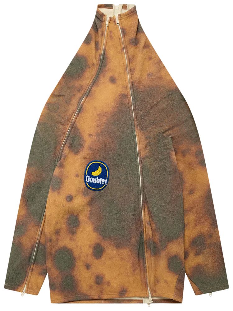 Doublet Peelable Banana Hoodie Brown