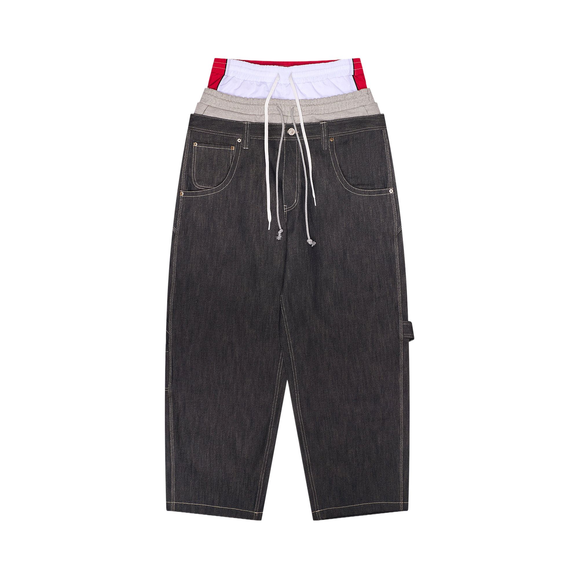 Buy Protocol Index 3 Layered Denim Pants 'Indigo' - PIS26SSMB07
