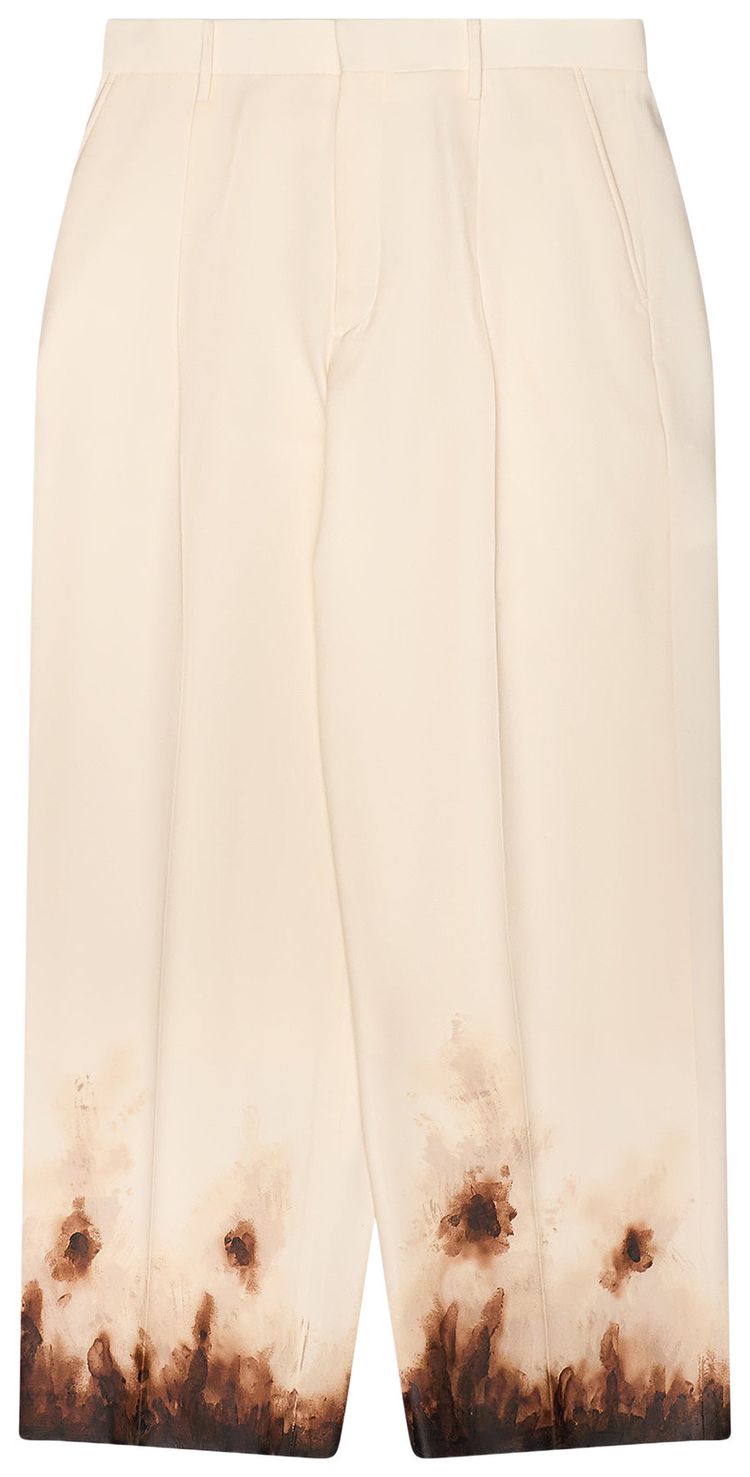 Doublet Mud Hand Painted Tailored Trouser Cream