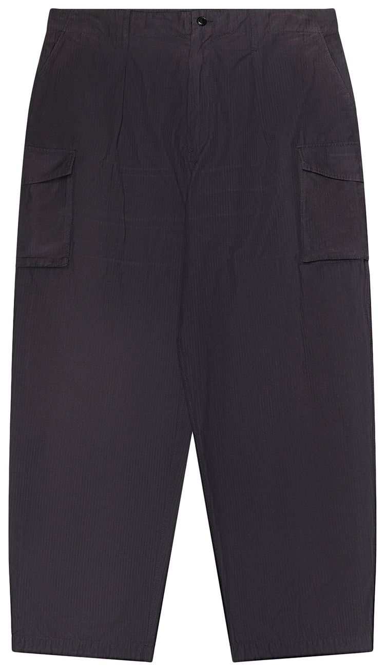 Maison Margiela Cotton Blend Cargo Pants Washed Black