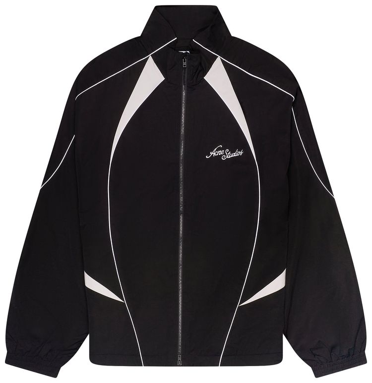 Acne Studios Technical Zip Up Jacket Black