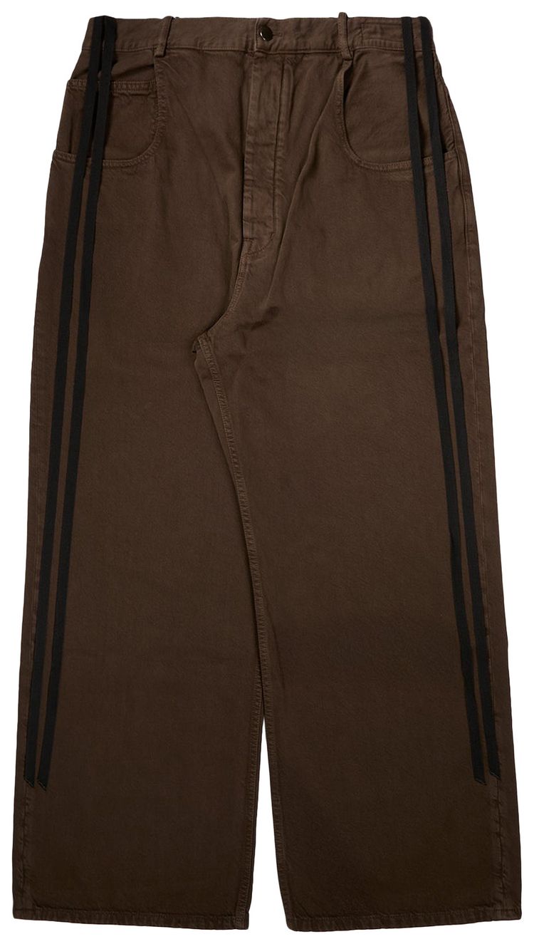 Ann Demeulemeester Olan 5 Pocket High Comfort Trousers Beaver Brown