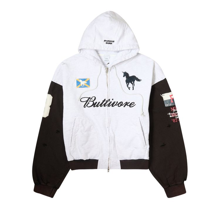 Protocol Index Buttivore Zip Hoodie White
