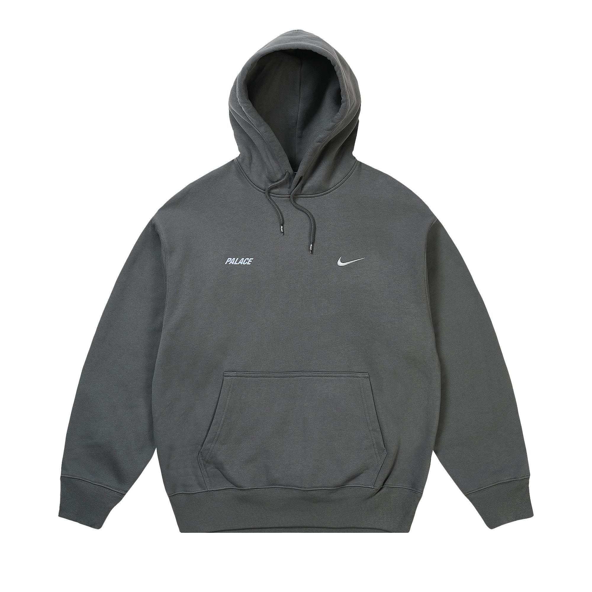 Buy Palace x Nike Font Swoosh Hood 'Charcoal' - P28NHD001 | GOAT