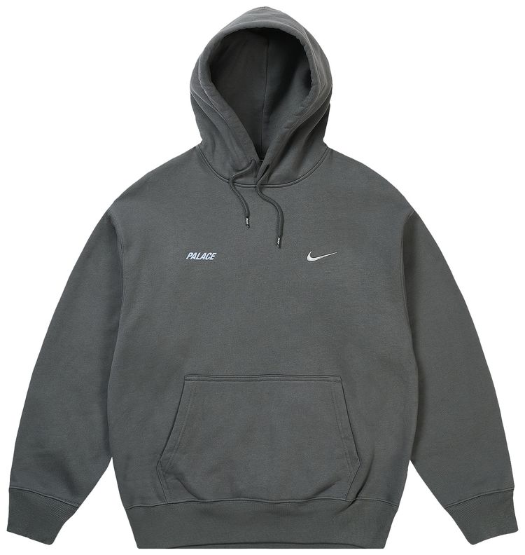 Palace x Nike Font Swoosh Hood Charcoal