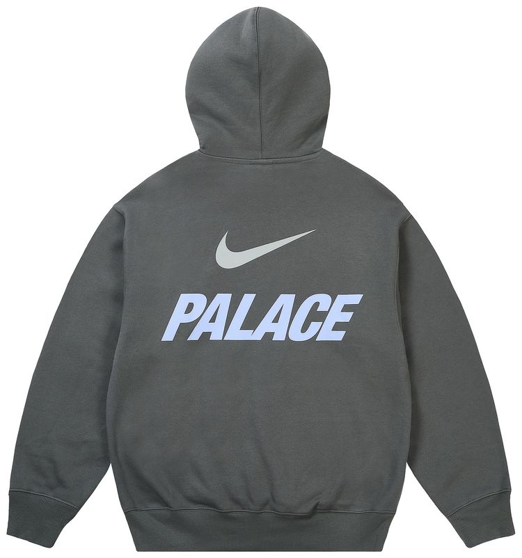 Palace x Nike Font Swoosh Hood Charcoal