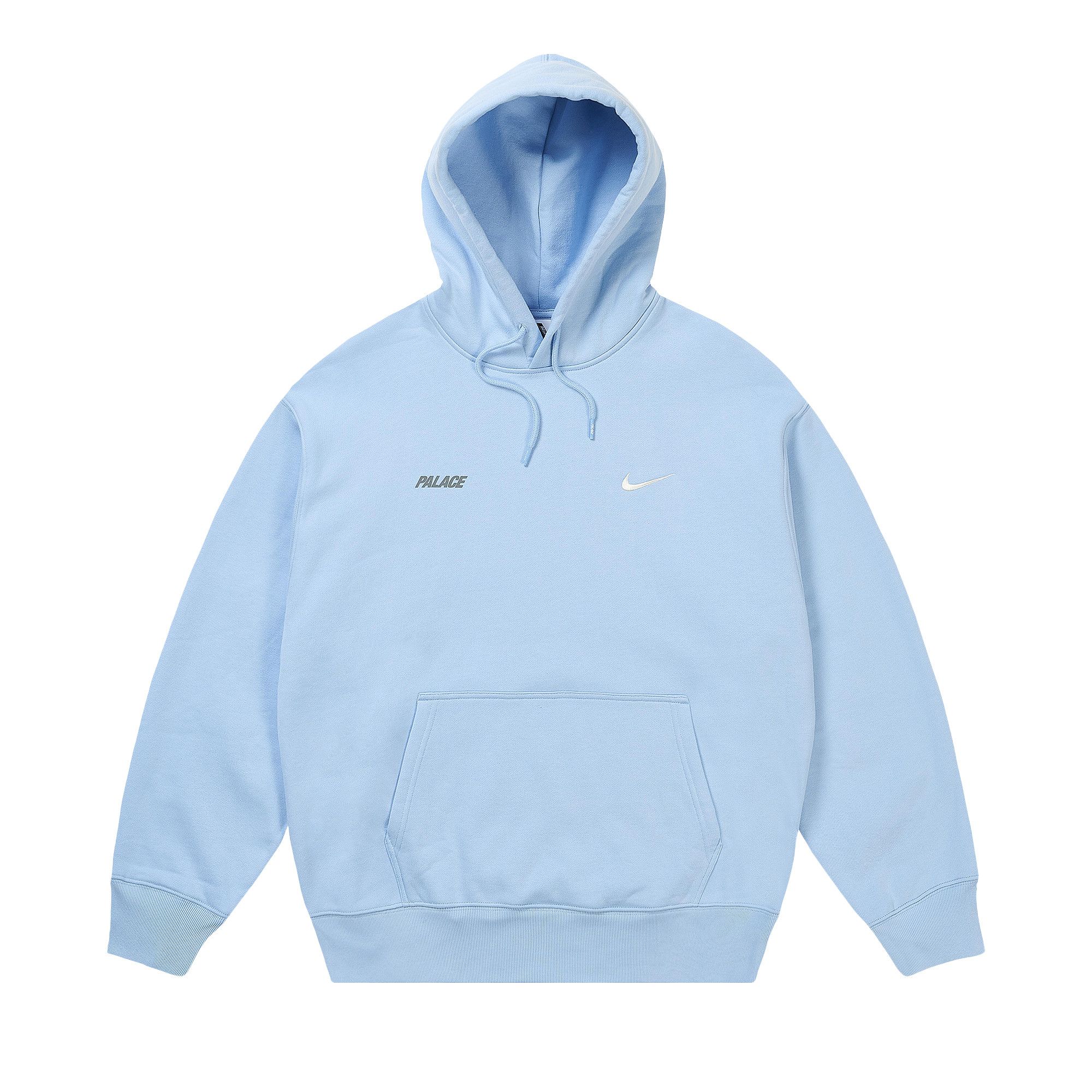 Buy Palace x Nike Font Swoosh Hood 'Sky Blue' - P28NHD004 | GOAT