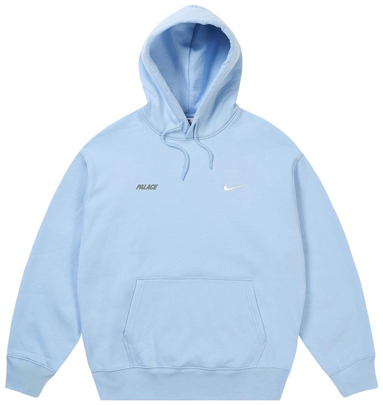 Palace x Nike Font Swoosh Hood Sky Blue