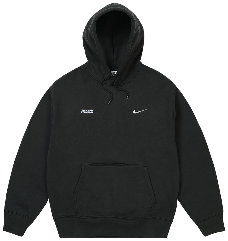 Palace x Nike Font Swoosh Hood Black