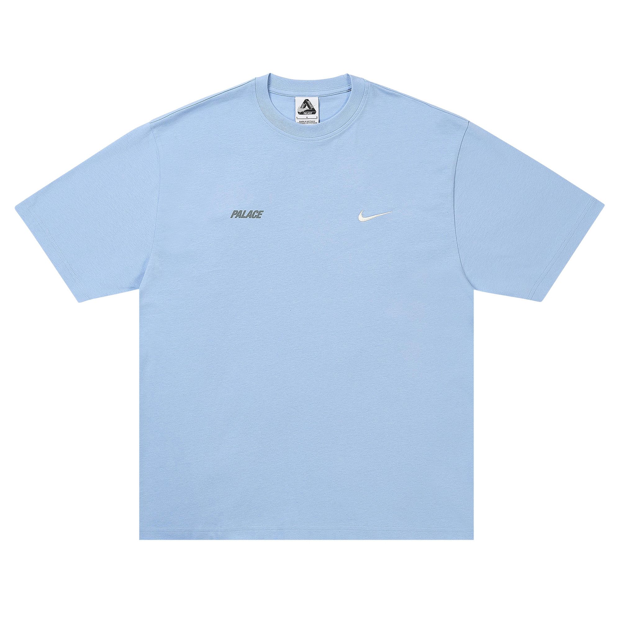 PALACE Nike Font Swoosh T-Shirt Mサイズ Buy Palace x Nike Font Swoosh T-Shirt 'Sky Blue' - P28NTS004 | GOAT