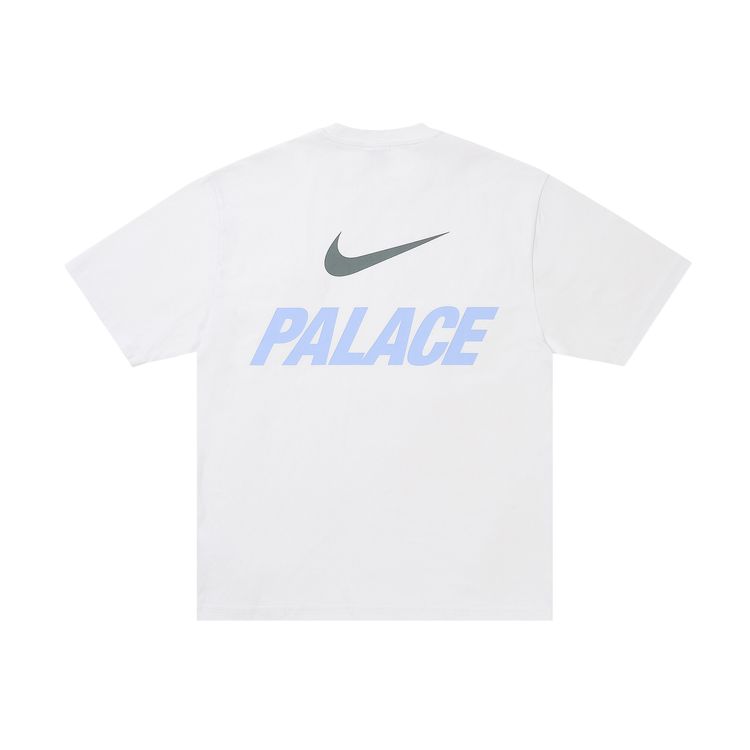 Palace x Nike Font Swoosh T Shirt White