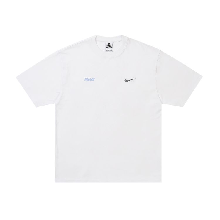 Palace x Nike Font Swoosh T Shirt White