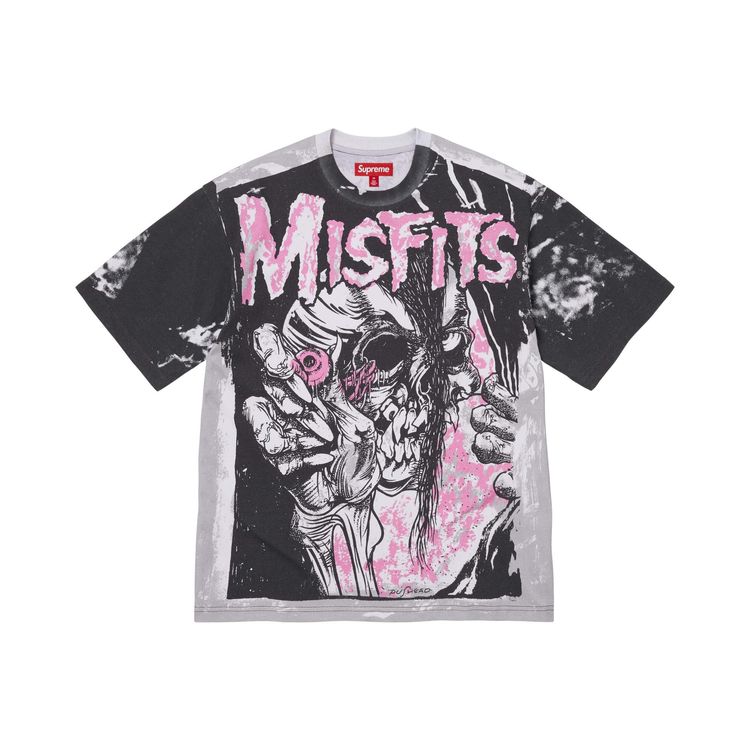 Supreme x The Misfits Short Sleeve Top White