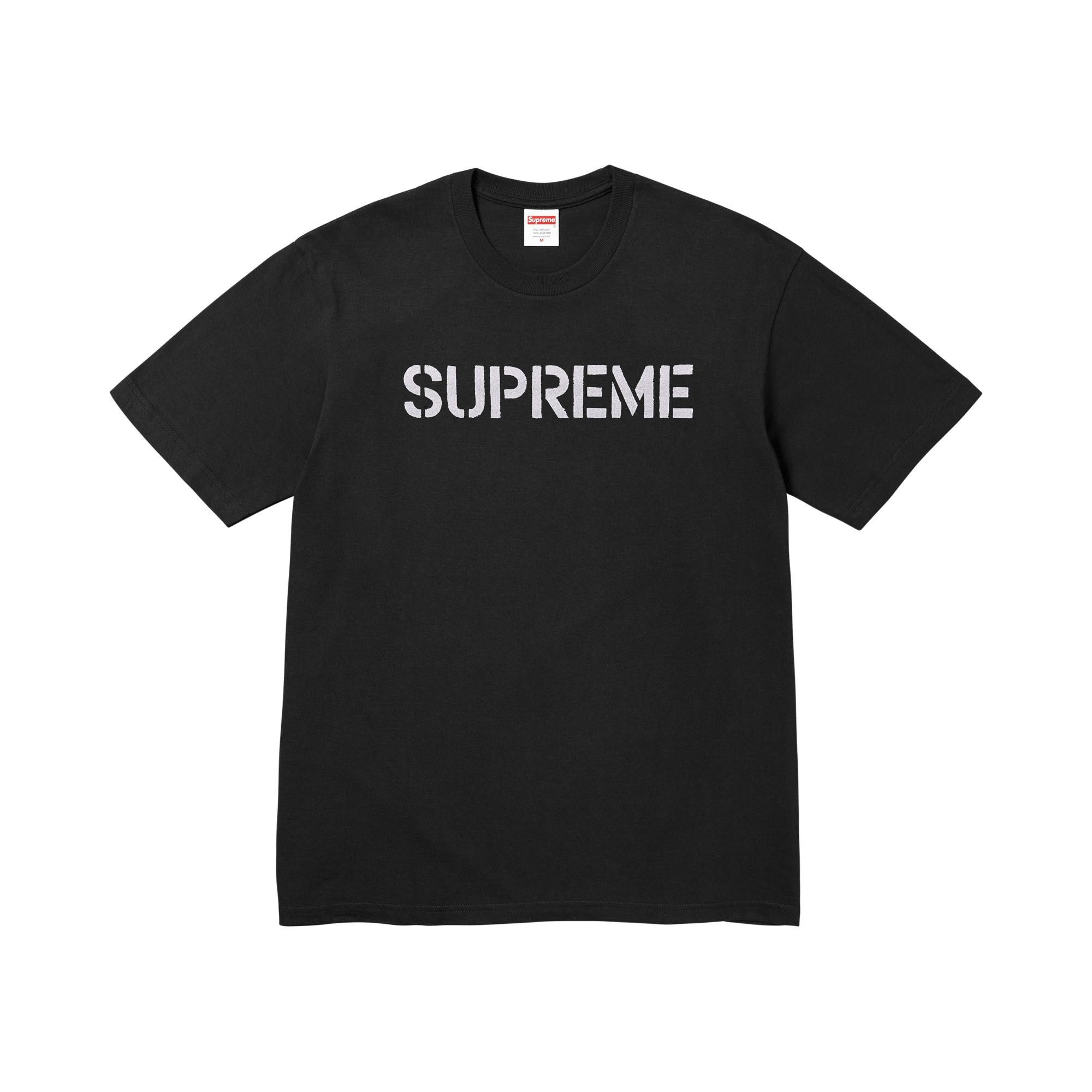 Buy Supreme Hard Tee 'Black' - SS26T64 BLACK | GOAT