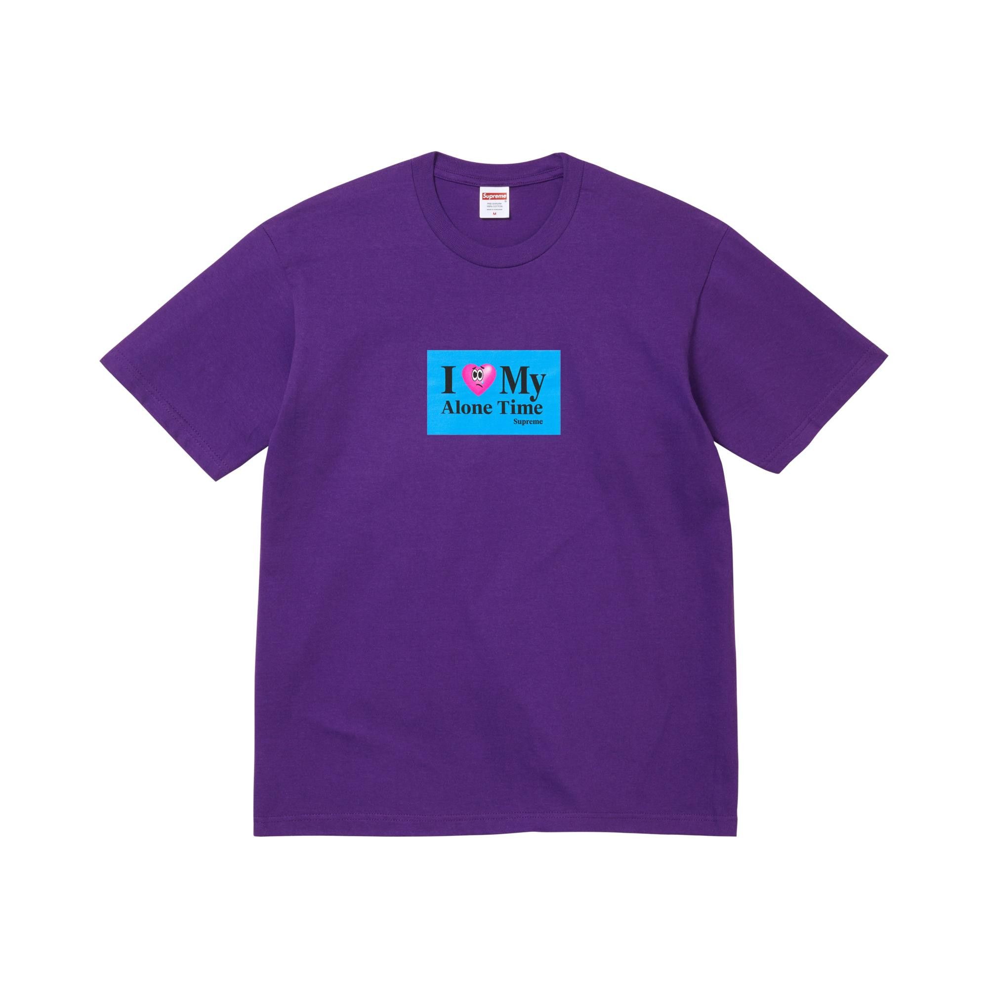 Buy Supreme Alone Time Tee 'Purple' - SS26T27 PURPLE | GOAT