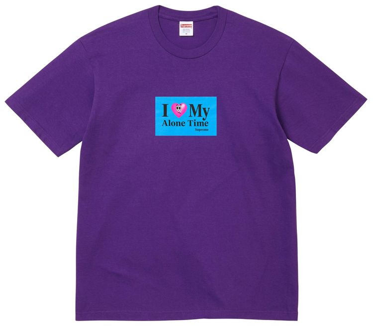 Supreme Alone Time Tee Purple