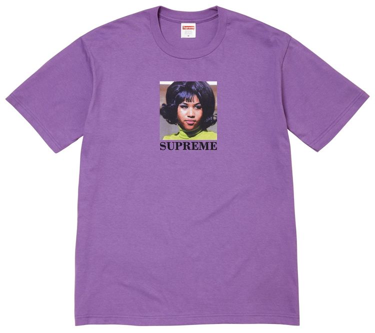 Supreme Aretha Tee Purple