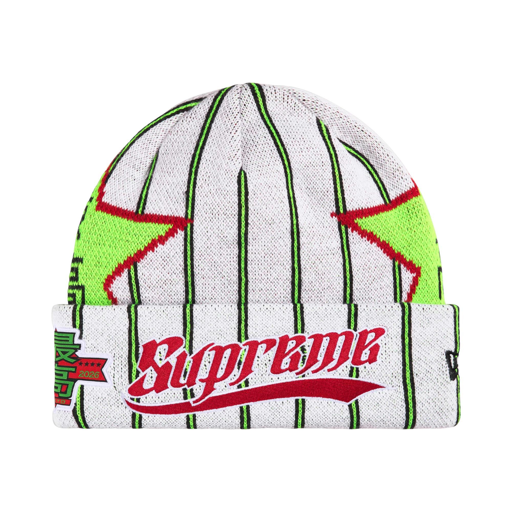 Buy Supreme New Era Stars Beanie 'Stripe' - SS26BN18 STRIPE | GOAT
