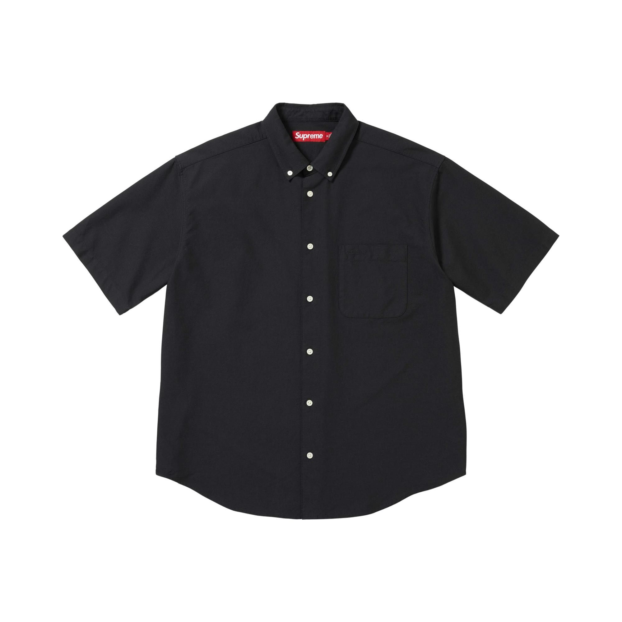 トップス Supreme Loose Fit Oxford S/S Shirts Buy Supreme Loose Fit Oxford Short-Sleeve Shirt 'Black' - SS26S1