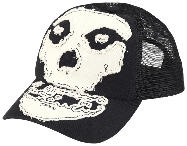Supreme x The Misfits Mesh Back 6 Panel Black