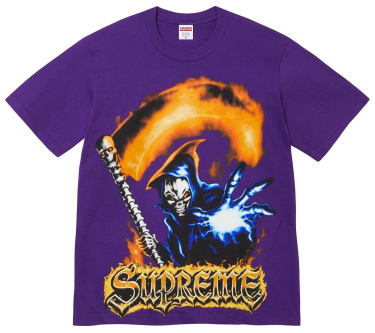 Supreme Grim Reaper Tee Purple